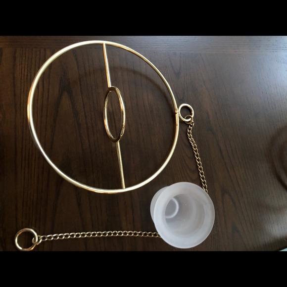 Partylite gold metal hanging candle - Picture 4 of 7